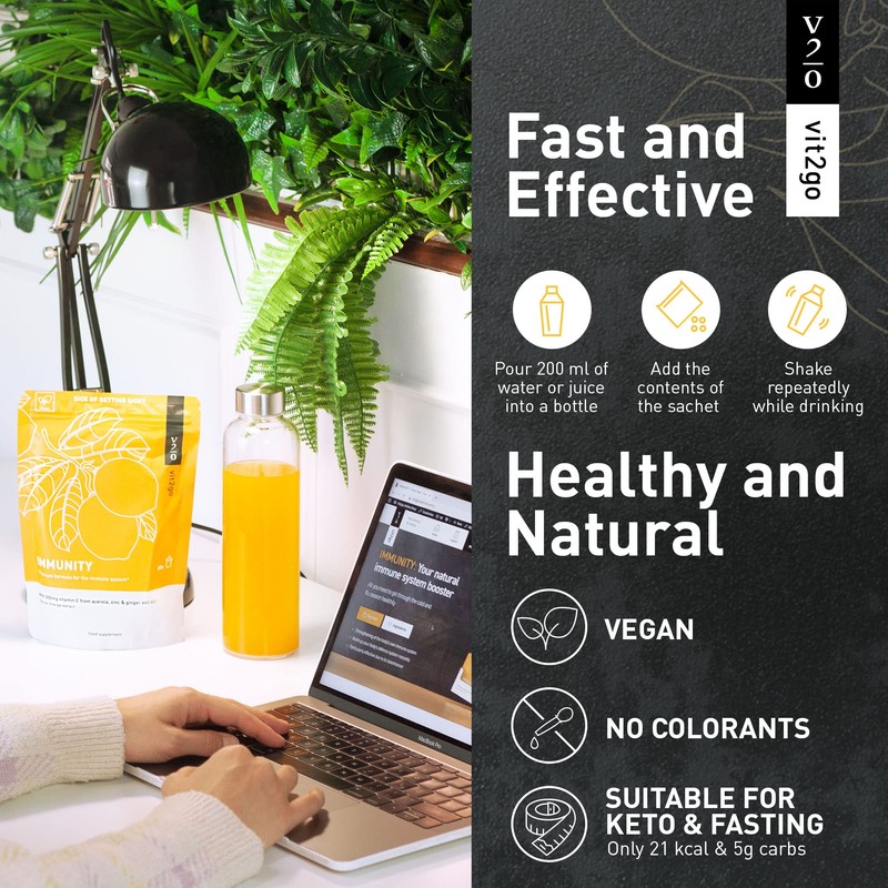 Vit2go Immunity - Booster with Vitamins (A, B, C, D