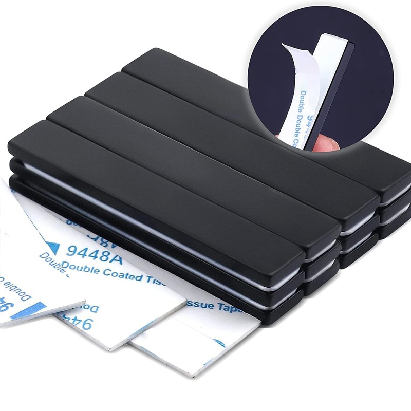 MIKEDE Black Rare Earth Neodymium Magnets, 6 Pack Heavy Duty