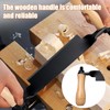 SENONAPO 2 Pcs Draw Shave Knife Set 8 Inch Bark