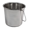 Stainless Steel Buckets for Pets, Cleaning, Food Prep (4.5 Gallon)