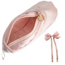 CXYANG Pink Ballet Dance Recital Gifts for Girls Women, Ballet Slipper Shoe Pouch Ballerina Makeup Bag Dancer Stuff (Hair Accessories B)