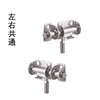 LOYELEY 2PCS Round Bar Latch Stainless Steel Sliding Latch Lock