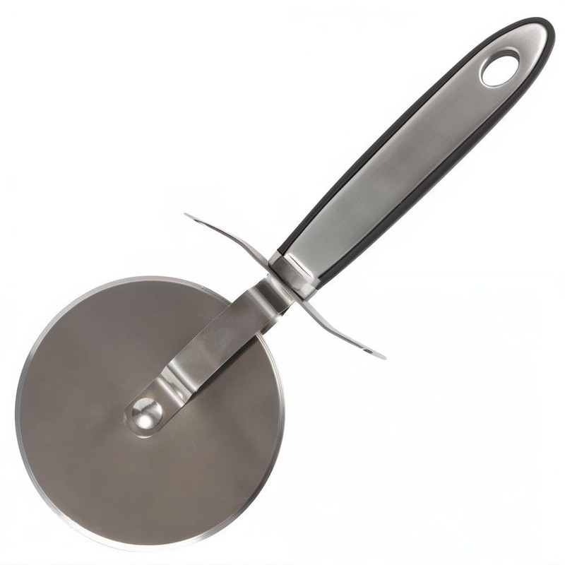 AZK Stainless Steel Pizza Cutter Wheel with Sharp Blade, Non-Slip