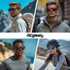 Reglaaly Black Polarized Sunglasses Men - Mens/Womens Sunglasses with UV