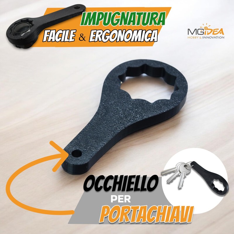 Key for Oil Cover PETG Heavy Duty Heavy Duty Compatible