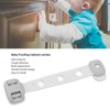 Child Safety Cabinet Proofing Double Lock Adjustable Strong Adhesive Baby