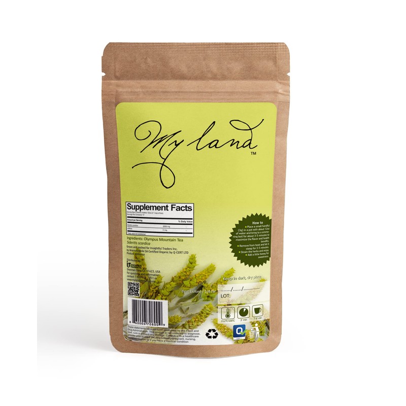 My Land Greek Mountain Tea Organic – Loose Leaf Ironwort