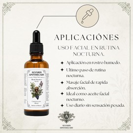 Aceite Facial de Rosa Mosqueta, Jojoba, Argán, y Uva – Hidratante Nutritivo, Regenera, Mejora Textura y Elasticidad, Combate Arrugas y da Luz a la Piel