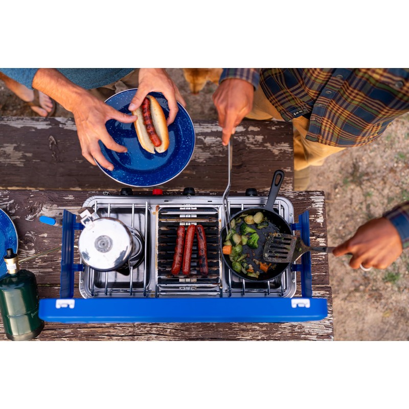 Stansport 2-Burner Propane Stove with Grill (212-600-50)