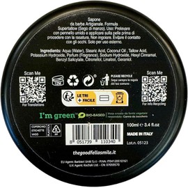 The Goodfellas' Smile, Luxury Shaving Soap, Formulated for Use with A Shaving Brush, Made in Italy (Tallow N1)
