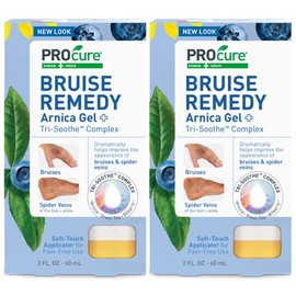 Remedy Gel with Arnica, Helps Improve The Appearance of Bruises & Spider Veins on Foot and Ankle, 2 Count