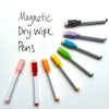 LondonExpress 8 Colour Set Magnetic White Board Marker Pens, Dry
