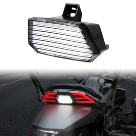 SAUTVS Smoked Black LED Tail Light for Can Am Spyder, UTV Rear Taillight Reverse Light Assembly for Can-Am Spyder F3 All Models Accessories (1PCS)