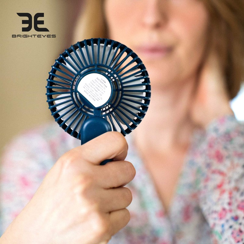 Bright Eyes - Micro USB RECHARGEABLE Mini Handheld Fan with