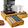 NANXITU K Cup Storage Organizer,Wood Coffee Pod and Tea Bag