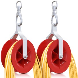 Pulling Pal - Low Voltage & Network Cable Installation Pulley. The Best Cat5e & 6, Coax, Fire Alarm, Access Control & Audio Cable Pulley for Low Voltage Wire Pulling & Safe Working – Assembled in USA