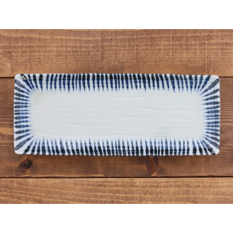East Table Sanma Plate, 10.8 inches (27.5 cm), Rectangular Plate,