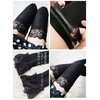 SHUCLASS Knee High Socks, Knee High Socks, with Lace, Lolita