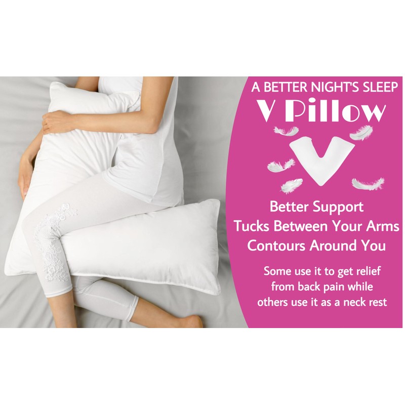 Pro Home V Pillow – Soft V Shaped Pillow For