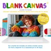 Blank Canvas® Crochet Kit | Crochet Kits for Beginners Adults