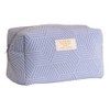 Simply Southern Ice Blue Terry Cosmetic Bag