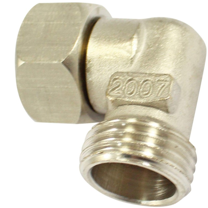 Male/Female 22mm 1/2" Elbow Compression Fitting Connector for Showers and