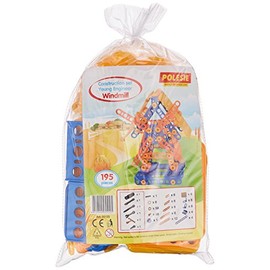 Polesie Konstruktionsset Windmühle Nr. 2, 195-tlg. m. Bauteilen Werkzeug Anleitung