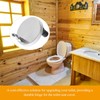 Housoutil 2 Sets Toilet Seat Hinge Toilet Seat Screw Hinges