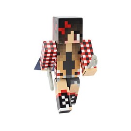 EnderToys Plaid Girl Action Figure Toy, 4 Inch Custom Series Figurines