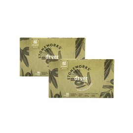 Grab Green Grab Green Stoneworks Natural Dryer Sheets, Olive Leaf, 2 Pack, Olive Leaf, 80 Count