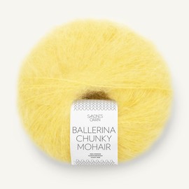 SANDNES GARN Ballerina Chunky Mohair – Colour: Lemon (9004) – 50 g/Approx. 135 m Wool