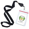 5 Pack - Breakaway Lanyard with Retractable Badge Reel and