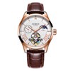 OCHSTIN Man Fashion True Leather Watch Wristwatch Automatic Mechanical Watch