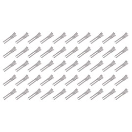 Breeze Thru Double Prong Pin Curl Root Clips, Curly Girl Method Approved Curl Setting Section Hair Clips, 1.75'' Metal Clips for Hair Salon, Styling