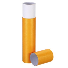 PATIKIL 2 Inch x 11 Inch Poster Tube Photo Storage Tube Calligraphy Painting Tubes Shipping Tube for Paper Art Documents Yellow