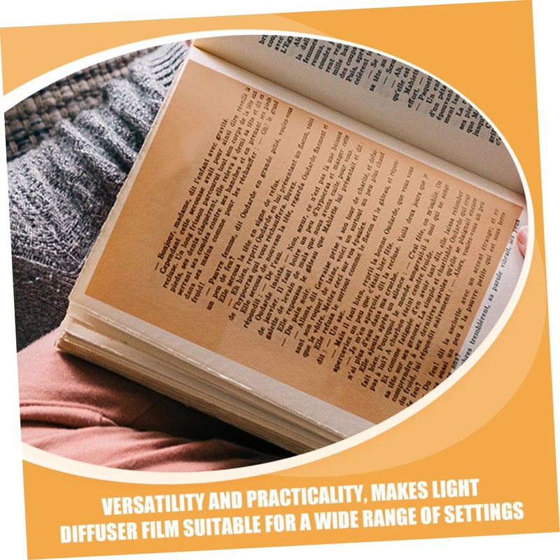 TEHAUX PVC Film Light Filters 5 Sheets for Lighting and