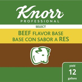 Knorr Professional Select Beef Stock Base Gluten Free, No Artificial Flavors, 0g Trans Fat, 1.99 lbs, Pack of 6