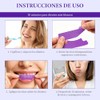 7 Pares 14 Unidades,Purple Teeth Whitening Strips, Tiras Blanqueadoras De