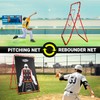 PLAYAPUT 2 in 1 Baseball Rebouder Net and Pitching Net,