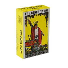 Krilucly Tarot Cards, Vintage Tarot Cards, Tarot Cards with Colorful Box, Classic Tarot Portable Version Classic Tarot Cards for Beginners and Professional Players