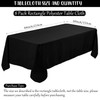 8 Pack Black Tablecloth 60 x 84 Inch, Bulk 4