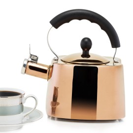 Old Dutch DuraCopper Europa Tea Kettle, 1.7 Qt. /1.6 L., 1.7 quart/1.6 L
