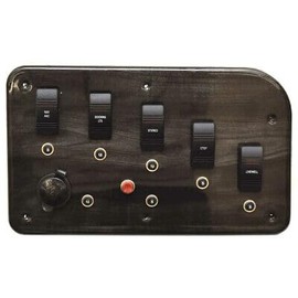 Woodgrain Graywood ABS Sheet for Boat Instrument Panels 24 x 48 x 3/16 Marine Grade Plastic for Switch & Gauge Dashboards