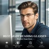 LUFF 6Pack Blue Light Blocking Reading Glasses Men Women-Ultra-Light Unbreakable