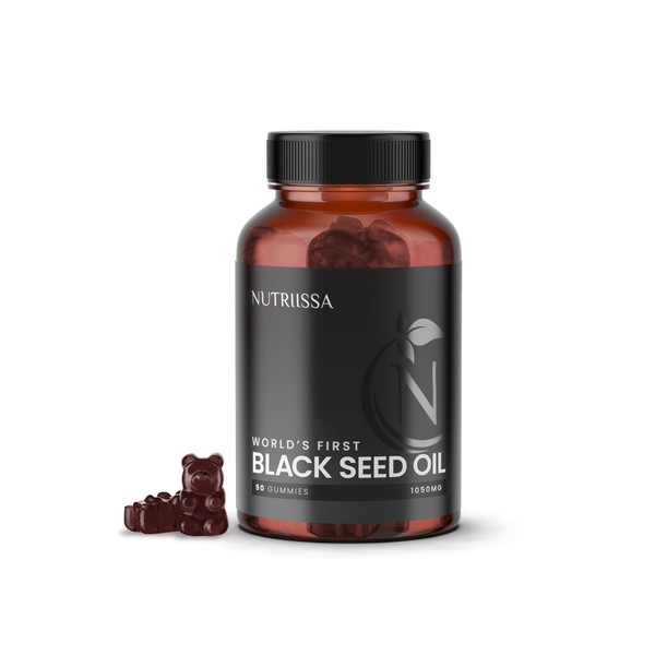 Nutriissa Black Seed Oil + Elder Berry Gummies – Cold-Pressed