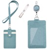 RJ-Sport Badge Holder with Retractable Reel, Clip Strap, Chest Pocket