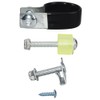 WOWTK Lower Vented Leg Fairings Mounting hardware Screw Clamps Set