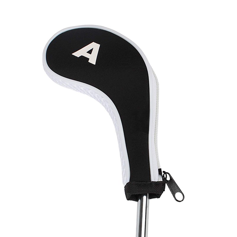 Andux Number Print Golf Iron Club Head Covers Long Neck