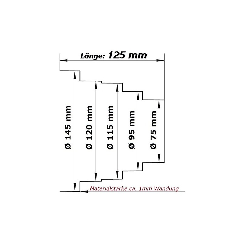 MKK Plastic Ventilation Pipe, Ducting System, Tube Supply Exhaust Reducer,