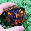 50mm Chonk D20 Dice Liquid Core Dice Polyhedral Dice 50mm